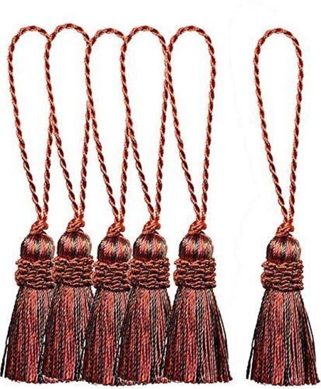 图片 Paseo 日本 装饰流苏4 cm 6个装红色 FT - 22rd - 6