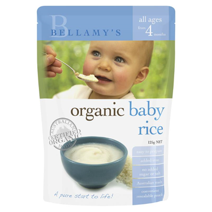 Picture of Bellamy's Organic 贝拉米婴儿宝宝有机辅食米粉125g